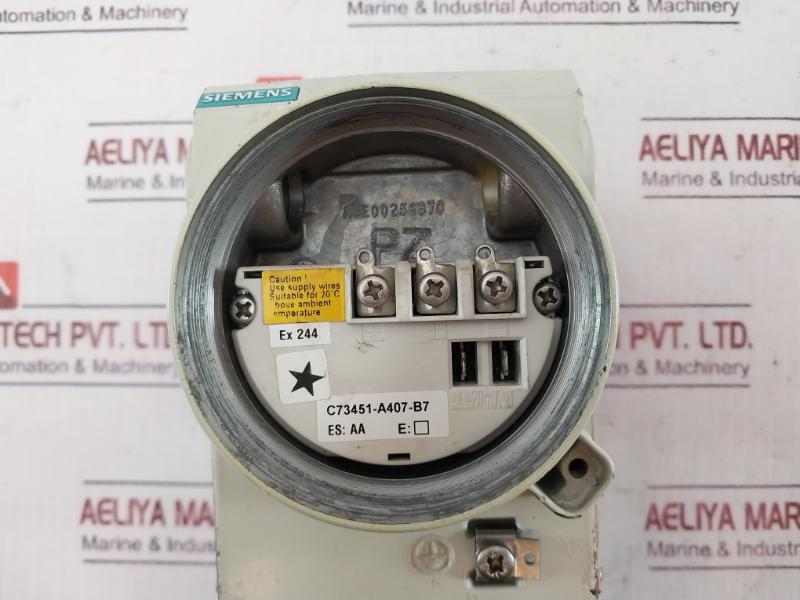 Siemens Sitrans P Ds Iii 7Mf4233-1Ha00-1Ab7-z Pressure Transmitter