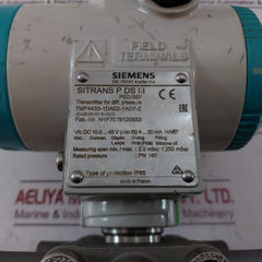 Siemens Sitrans P Ds Iii 7Mf4433-1Da02-1Ad7-z Pressure Transmitter 0011.03.06
