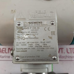 Siemens Sitrans P Ds Iii 7Mf4433-1Da02-2Ac7-z Differential Pressure Transmitter A5E31200100