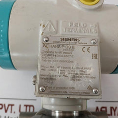 Siemens Sitrans P Ds Iii 7Mf4433-1Da02-2Ac7-z Differential Pressure Transmitter