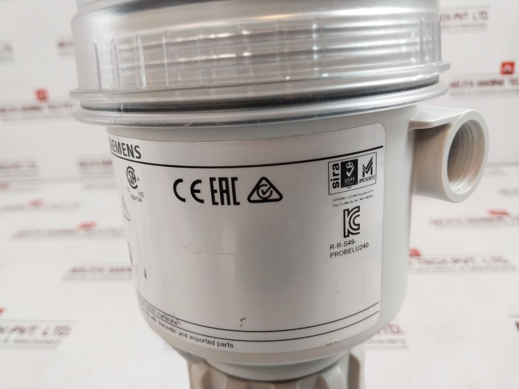 Siemens Sitrans Probe Lu240 7Ml51101Df074Ak3 Ultrasonic Level Transmitter 24Vdc
