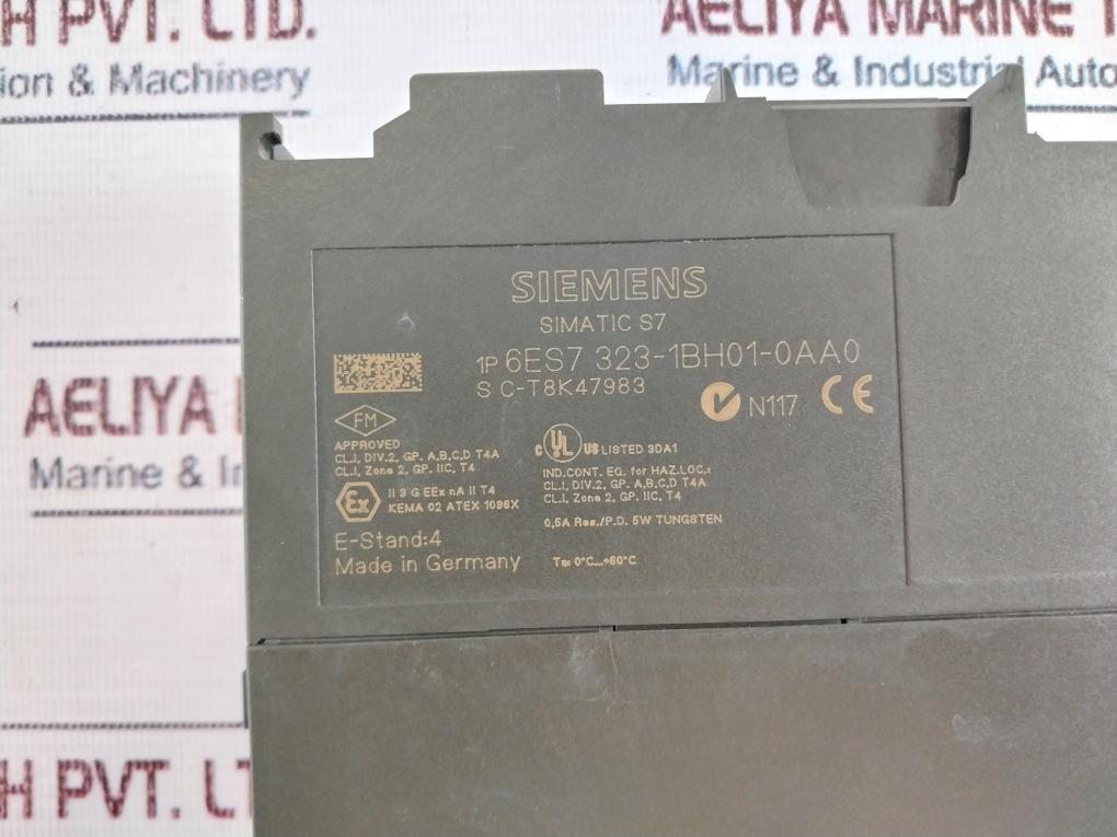 Siemens Sm323 6Es7 323-1Bh01-0Aa0 Plc Input/Output Module Di8/Do8Xdc24V