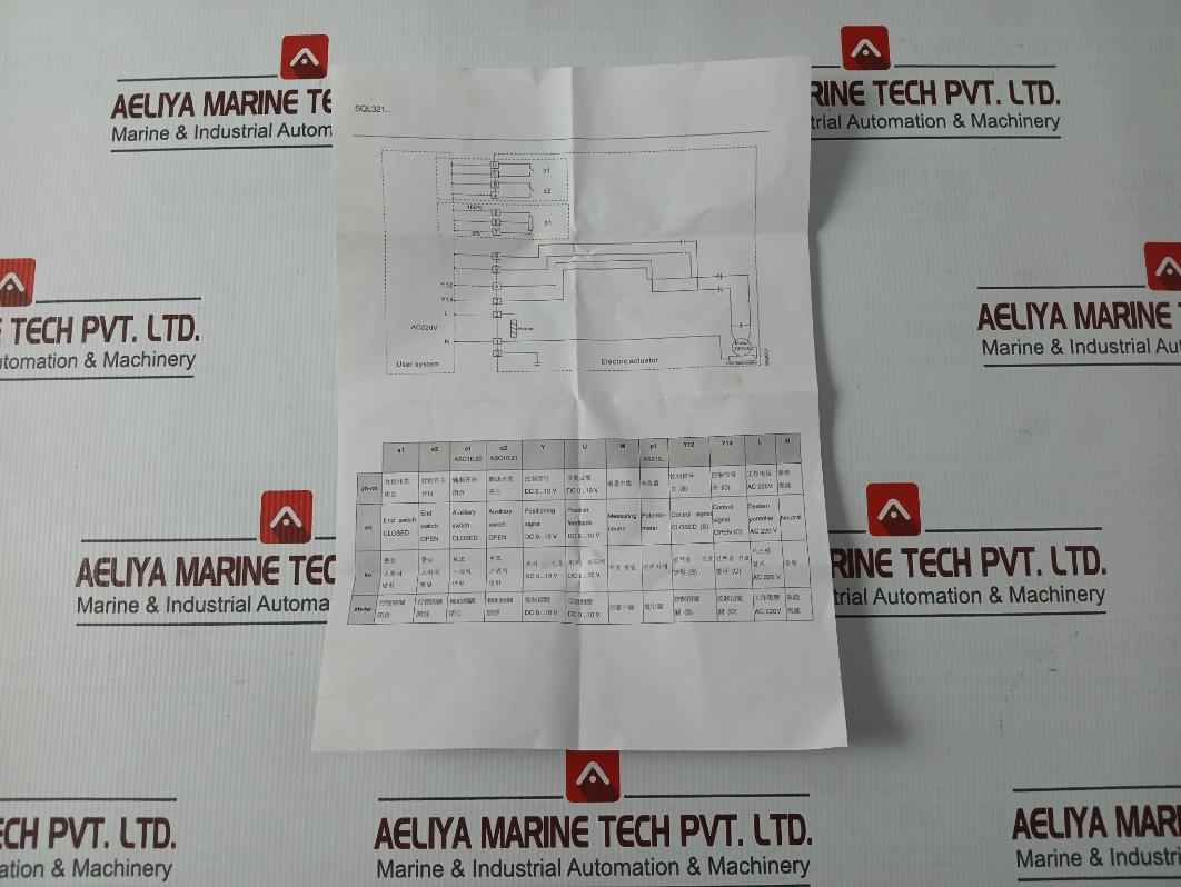 Siemens Sql321B570 Butterfly Valve Actuator 194Va 50/60Hz Ip65 Ac220V