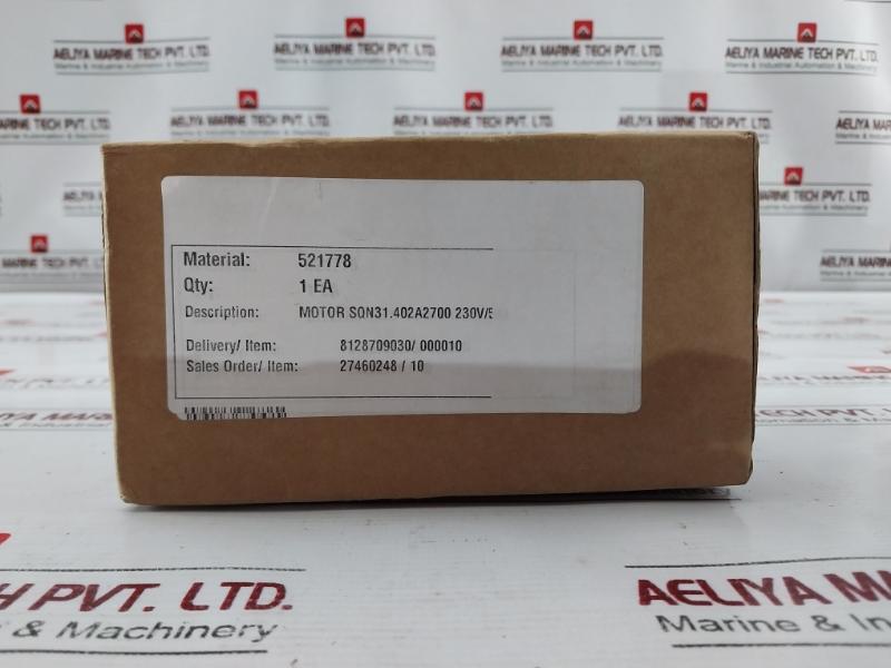 Siemens Sqn31.402A2700 Servo Motor Damper Actuator 2002100010 220-240V 50-60Hz