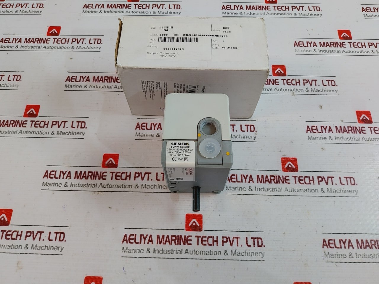 Siemens Sqn71.664B20 Damper Actuator Servo Motor 230V 50-60Hz 6Va