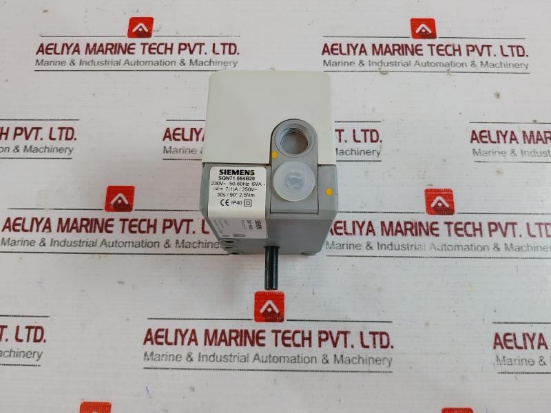 Siemens Sqn71.664B20 Damper Actuator Servo Motor 230V 50-60Hz 6Va