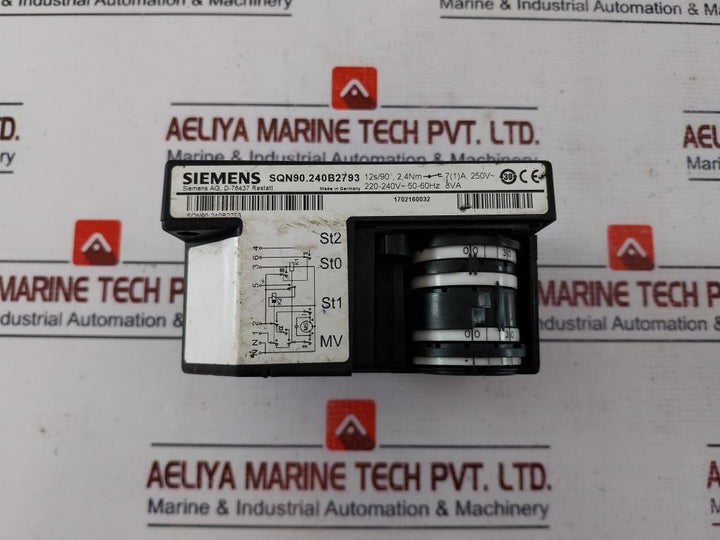 Siemens Sqn90.240B2793 Actuators For Burner Controls 220-240V~ 50-60Hz 8Va