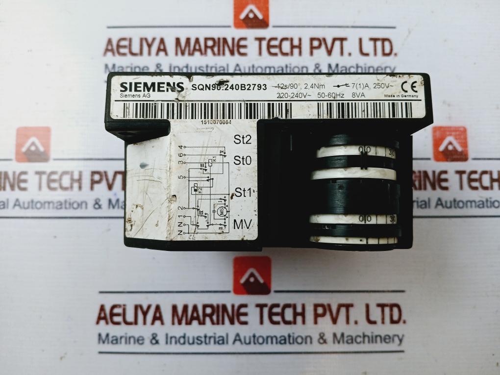Siemens Sqn90.240B2793 Servo Motor Damper Actuator 50-60Hz