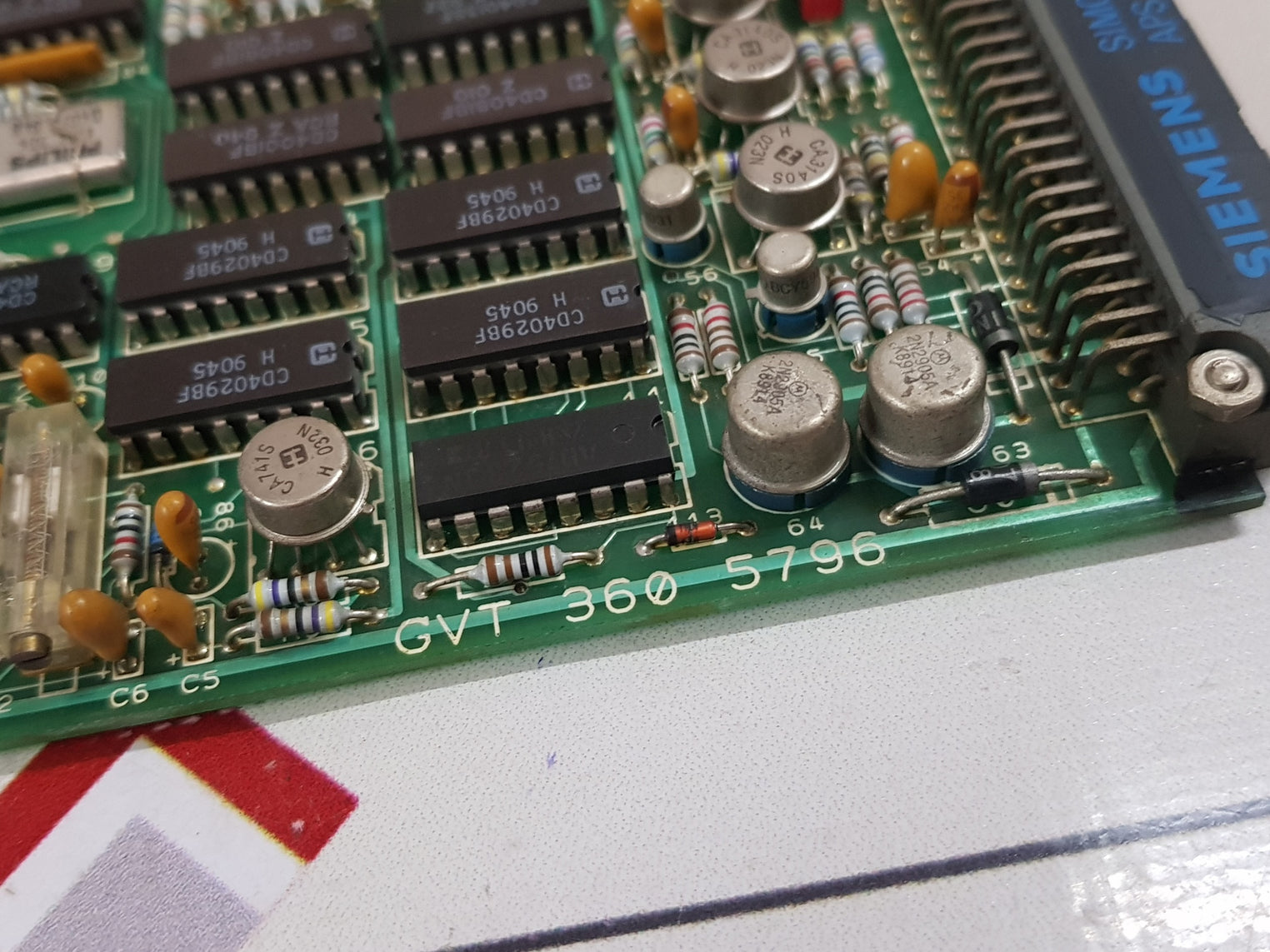 Siemens Synpol 19 Cma 33 Pcb Card Gvt 360 5796