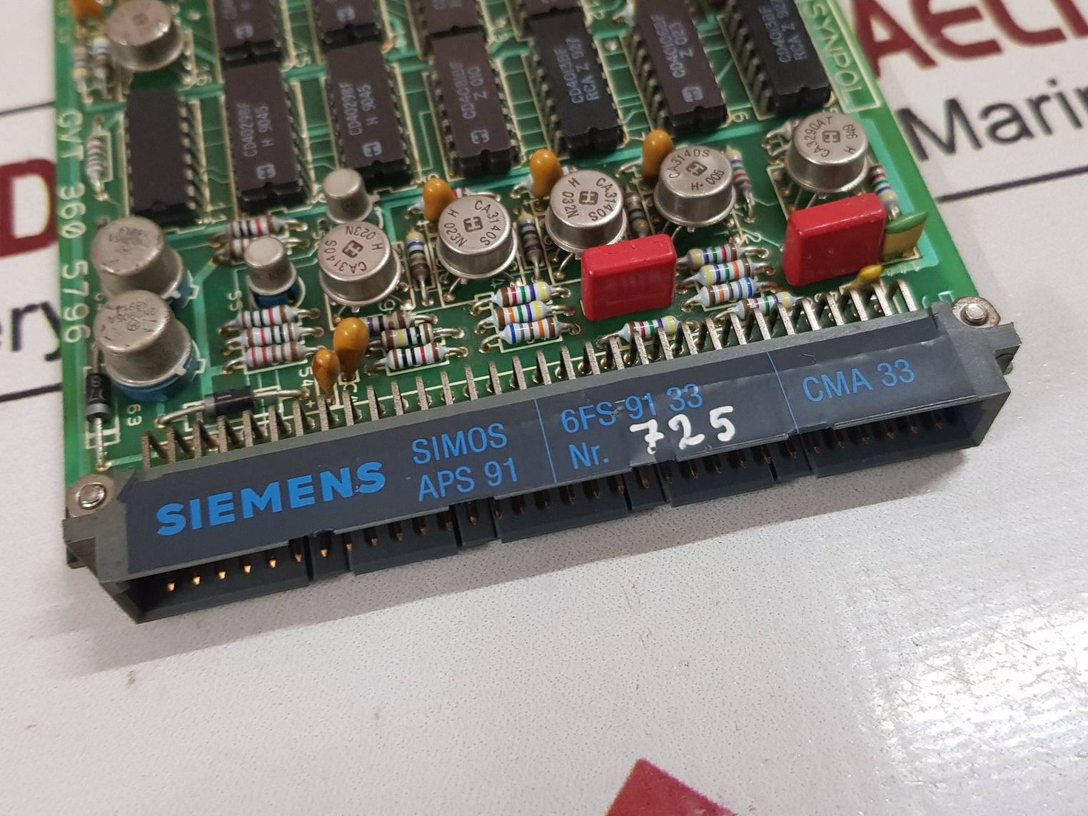 Siemens Synpol 19 Cma 33 Pcb Card Gvt 360 5796