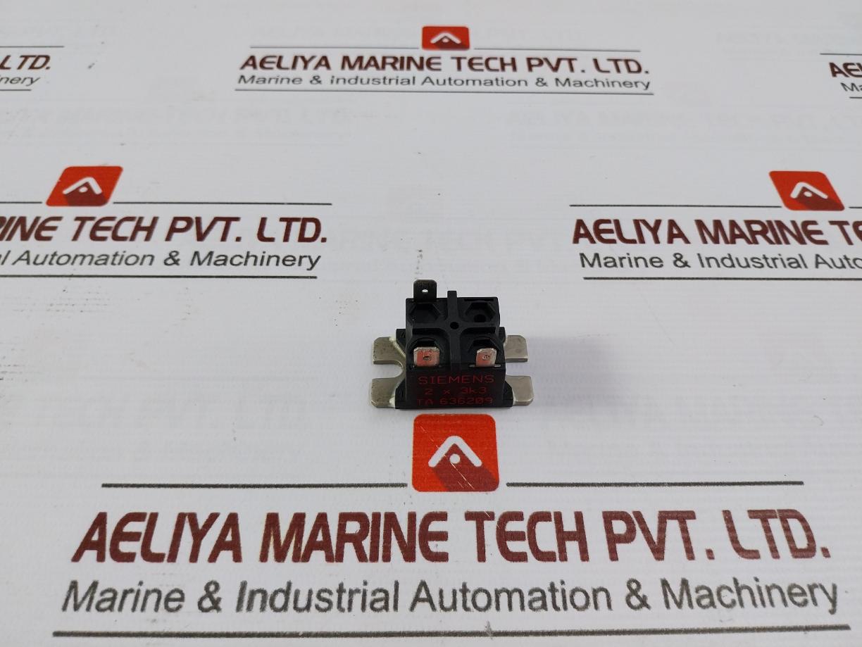 Siemens Ta 636209 Power Resistor 2 X 3K3