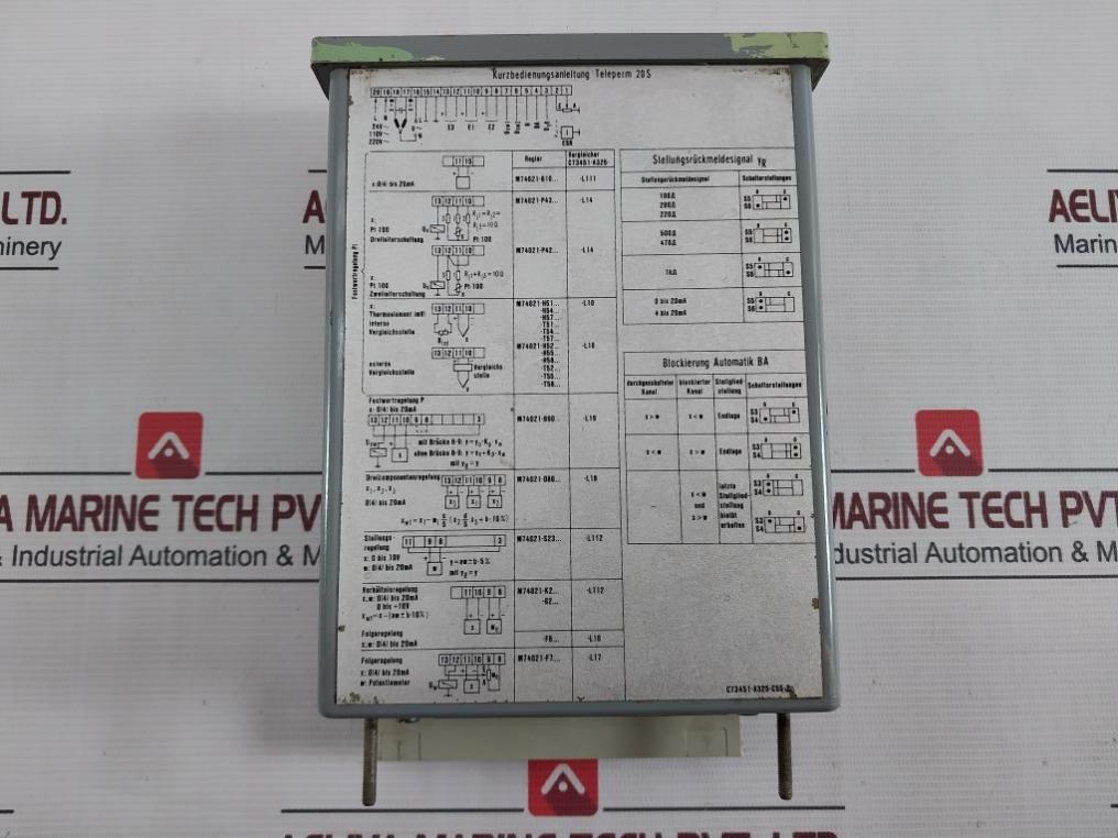 Siemens Teleperm 20S Regler M74021 P4321-m100 220V-mb