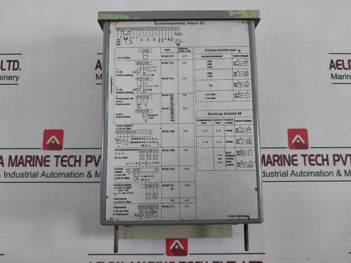 Siemens Teleperm 20S Regler M74021 P4321-m100 220V-mb
