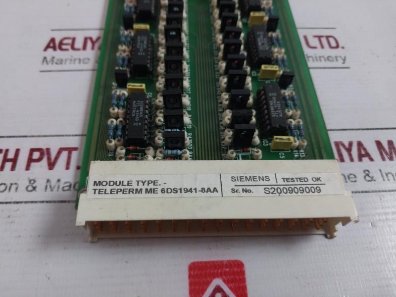 Siemens Teleperm Me 6Ds1941-8Aa Interface Module W6Ds1-941/943-8Aa-3 Used