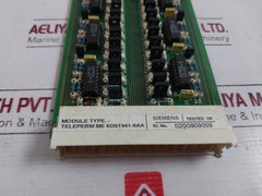 Siemens Teleperm Me 6Ds1941-8Aa Interface Module W6Ds1-941/943-8Aa-3 Used
