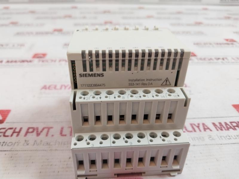 Siemens Txm1.6R Relay Output Module Rev: Da 24V-250V