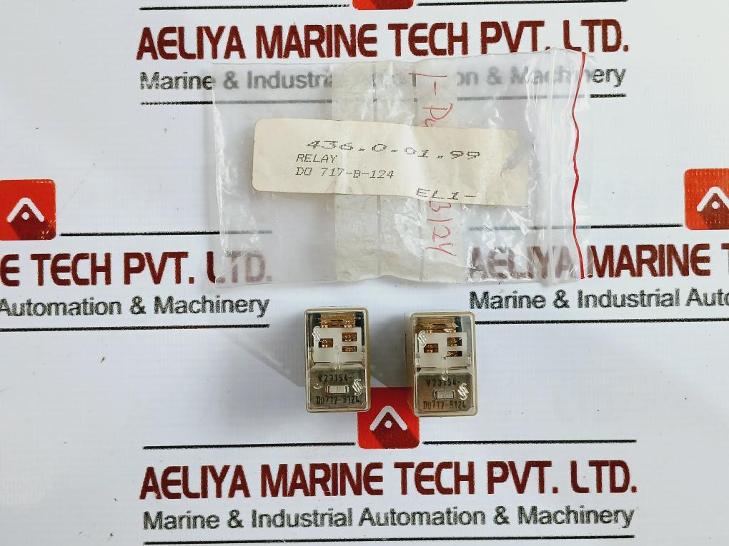 Siemens V23154-d0717-b124 General Purpose Relay, D0 717-b-124