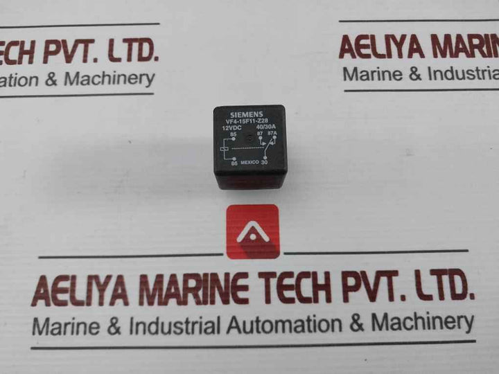 Siemens Vf4-15F11-z28 Power Relay 40/30A 12Vdc