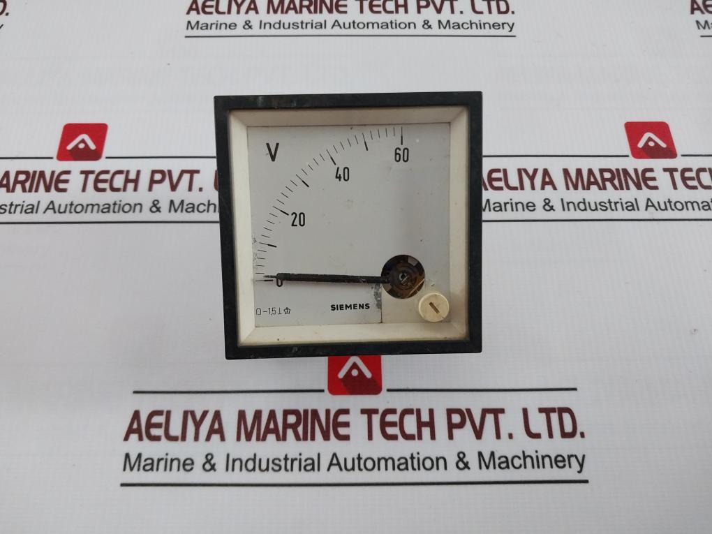 Siemens Volt Analog Meter 795/002 0 To 60V