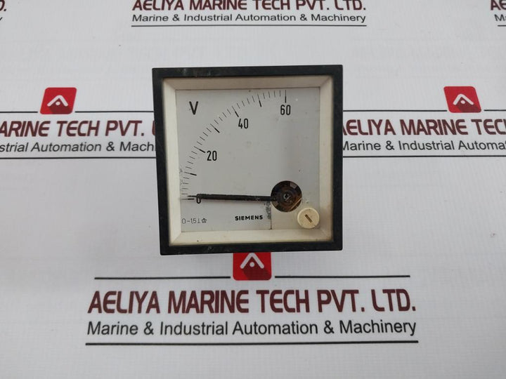Siemens Volt Analog Meter 795/002 0 To 60V