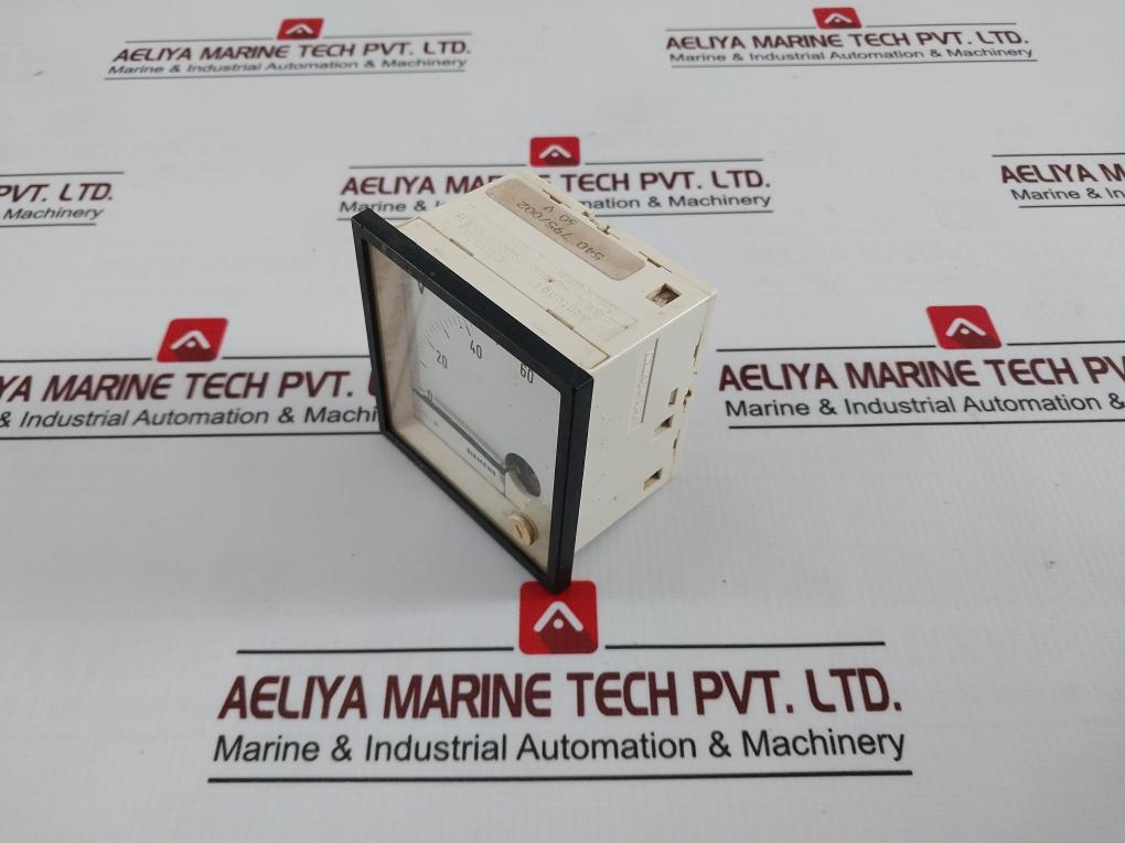 Siemens Volt Analog Meter 795/002 0 To 60V