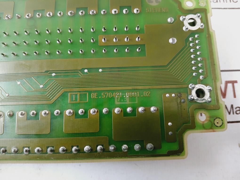 Siemens Wne28 X6 Printed Circuit Board Ge.570421.0001.02