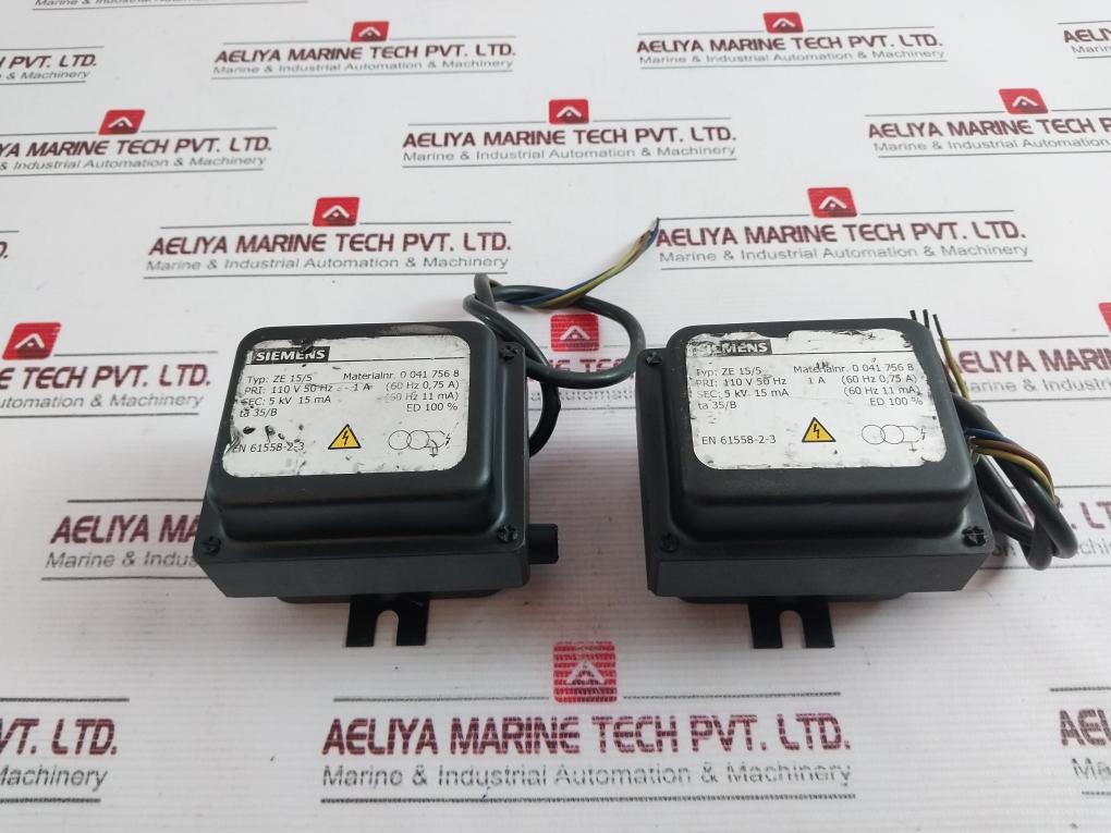 Siemens Ze 15/5 Ignition Transformer 110V 50Hz