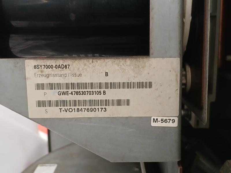 Siemens 1P 6Se7033-2Tg60-z Simovert Vc Dc Inverter 0-500Hz Iec/En 60269