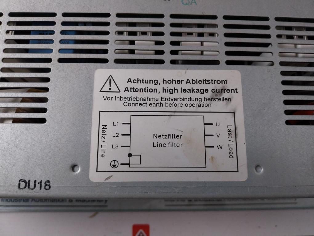 Siemens (1P) 6Sl3000-0Be21-6Aa0 Line Filter 480/275V 45-65Hz