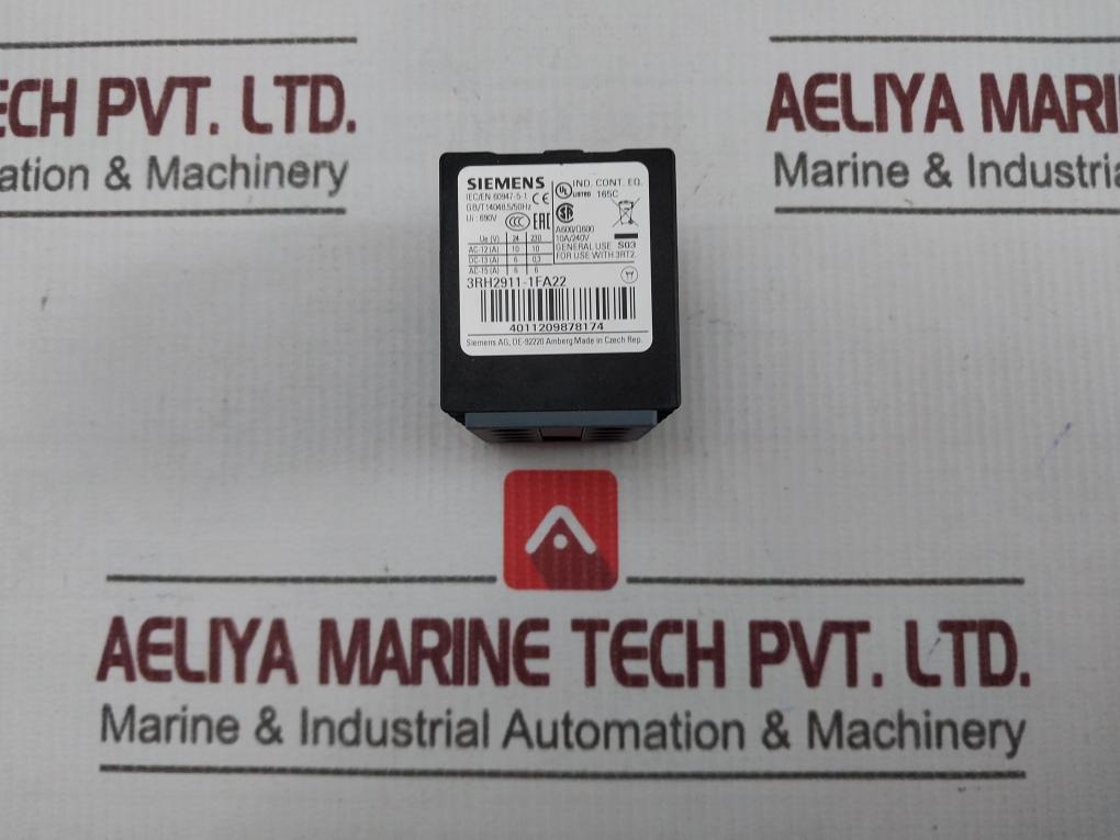 Siemens 3Rh2911-1Fa22 Auxiliary Switch Block 690V