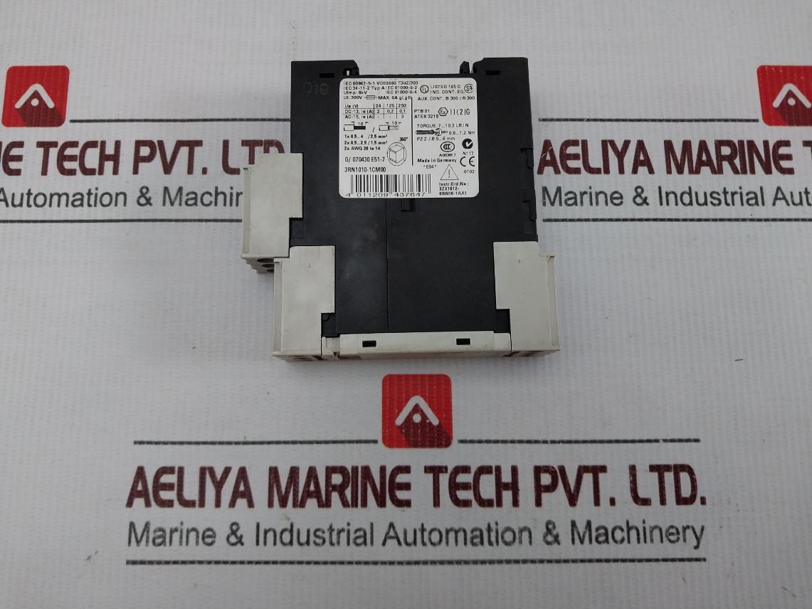 Siemens 3Rn1010-1Cm00 Thermistor Motor Protection Relay 220-240 Vac