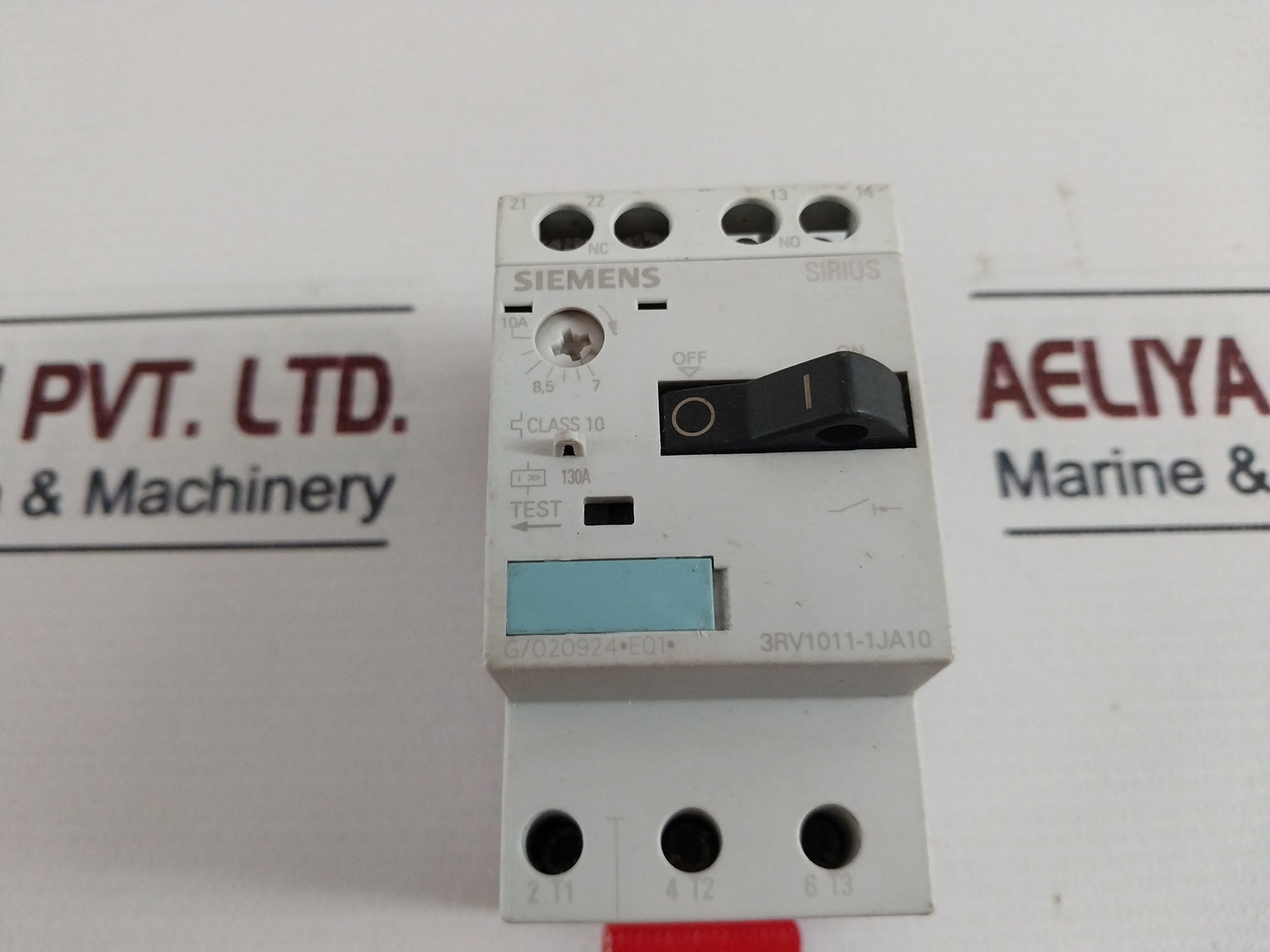 Siemens 3Rv1011-1Ja10 Motor Protection Circuit Breaker 130A 50/60Hz