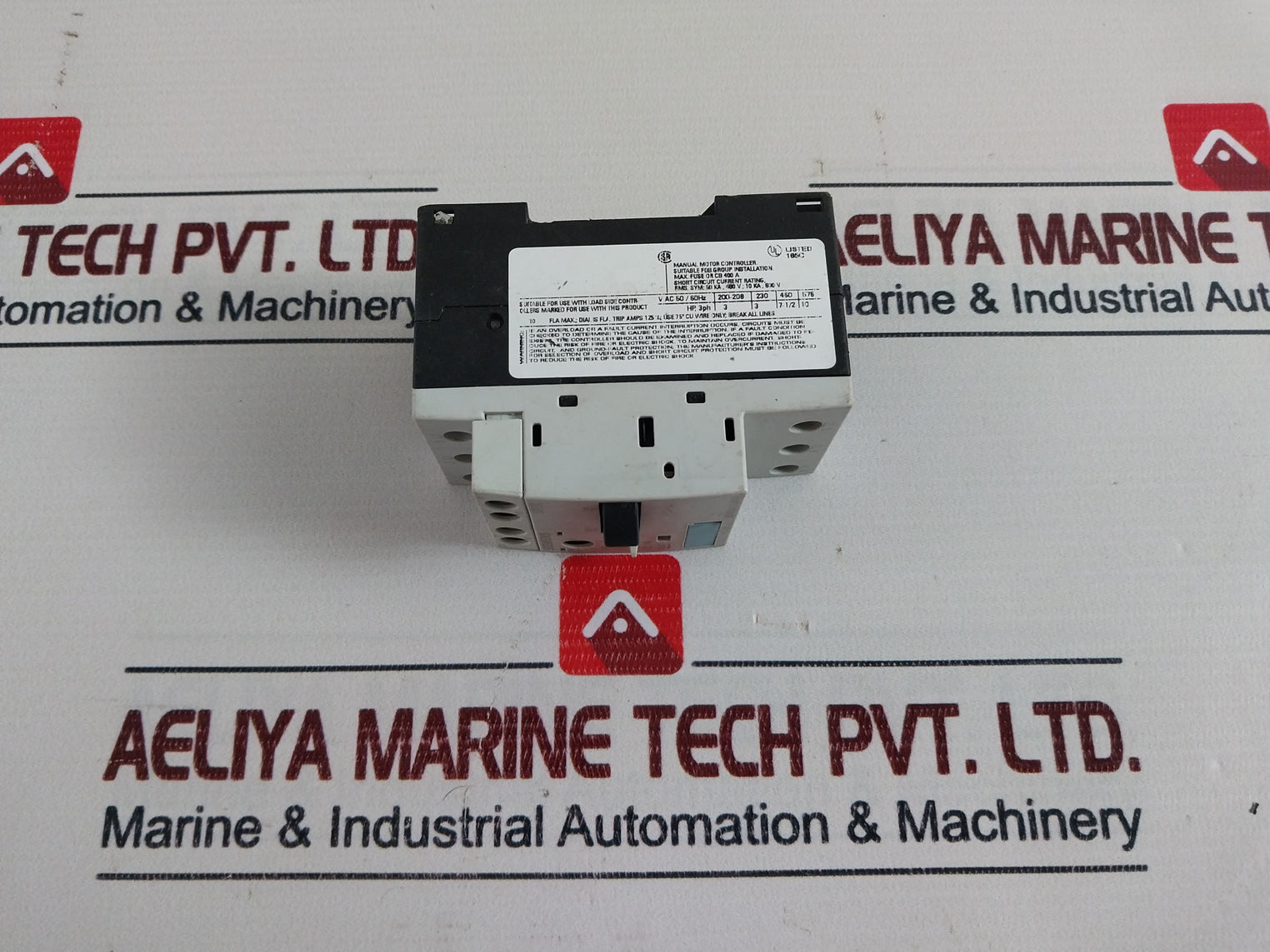 Siemens 3Rv1011-1Ja10 Motor Protection Circuit Breaker 130A 50/60Hz