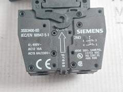 Siemens 3Sb3400-0D Contact Block.