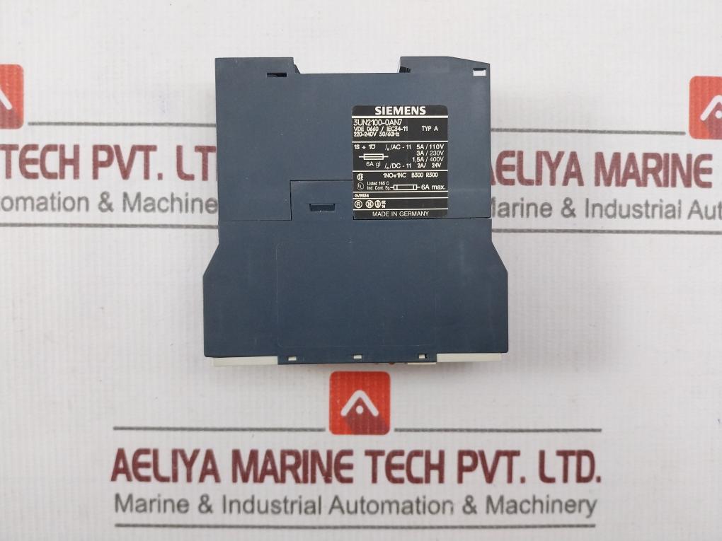 Siemens 3Un2100-0An7 Ptc/Motor Protection Relay 220-240Vac