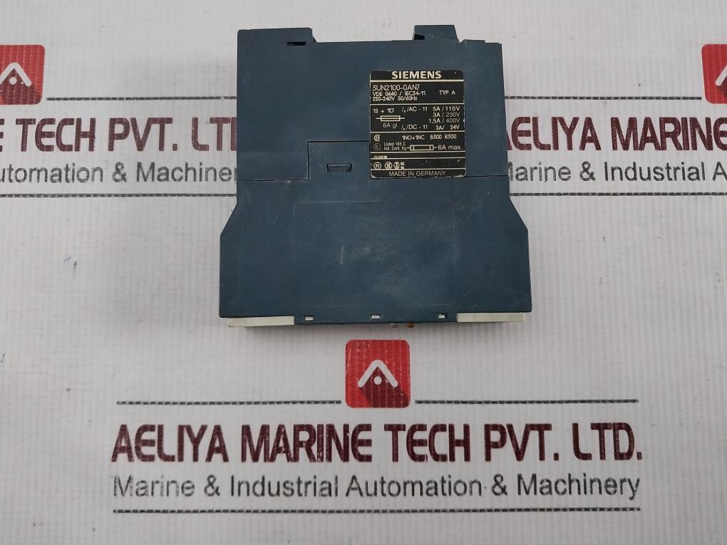 Siemens 3Un2100-0An7 Thermistor Protection Relay Module