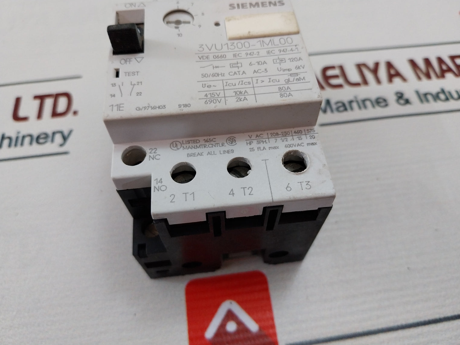 Siemens 3vu1300-1ml00 Circuit Breaker