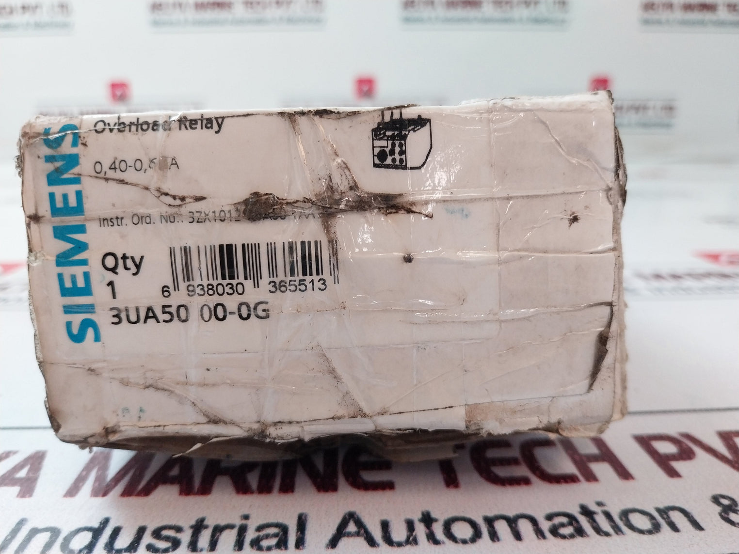 Siemens 3Ua50 00-0G Overload Relay 690V 0.40-0.63A