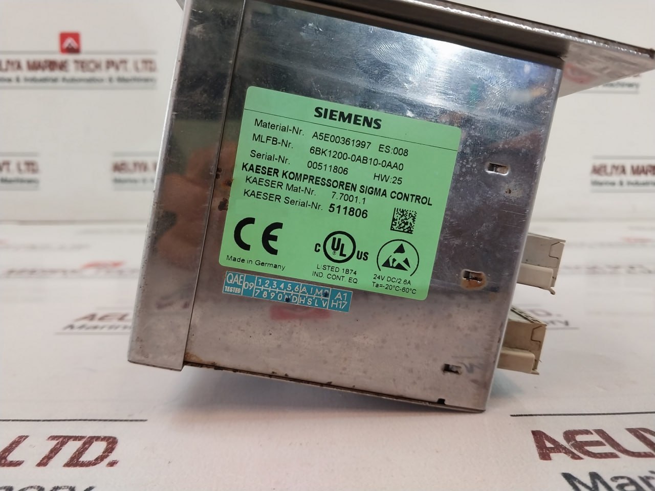 Siemens 6Bk1200-0Ab10-0Aa0 Electronic Sigma Control 24V