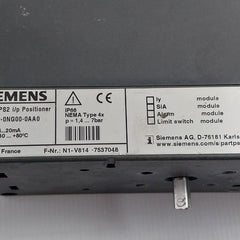 Siemens 6Dr5020-0Ng00-0Aa0 Sipart Ps2 I/P Valve Positioner 4-20Ma Ip66