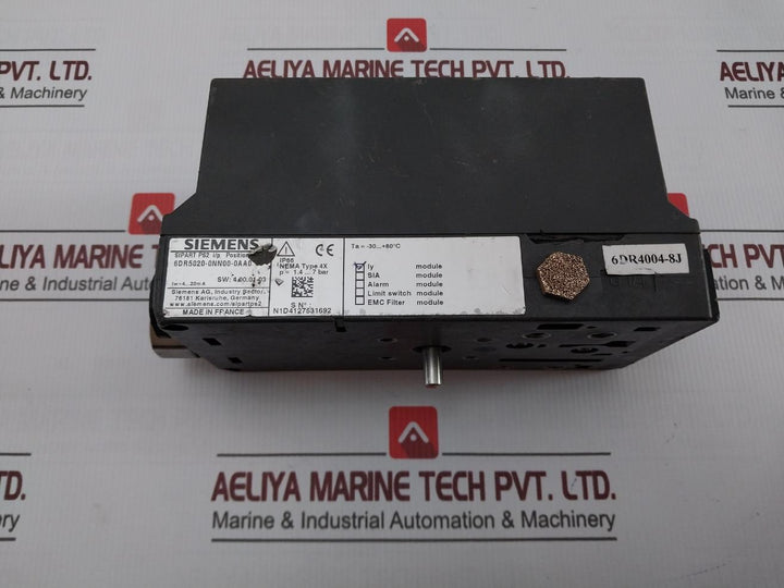 Siemens 6Dr5020-0Nn00-0Aa0 Electropneumatic Positioner Ip66 4-20Ma Sw 4.00.01-03