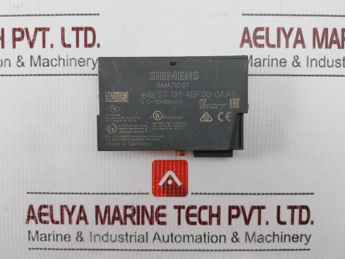 Siemens 6Es7 131-4Bf00-0Aa0 Digital Input Module Dc24V