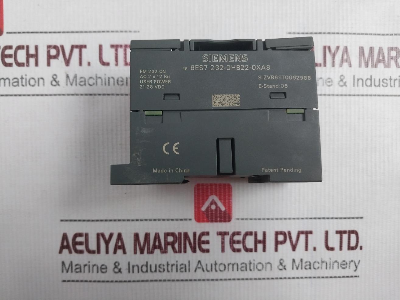 Siemens 6Es7 232-0Hb22-0Xa8 Analog Output Module 21-28Vdc