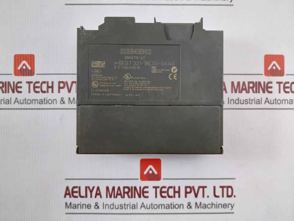 Siemens Digital Input Module 6Es7 321-1Bl00-0Aa0