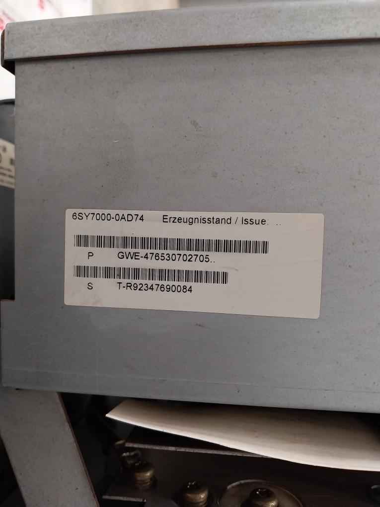Siemens 6Se7031-0Te60-z Simovert Vc Dc Inverter 6Se7031-2Hf84-1Bg0 Dc510-650V