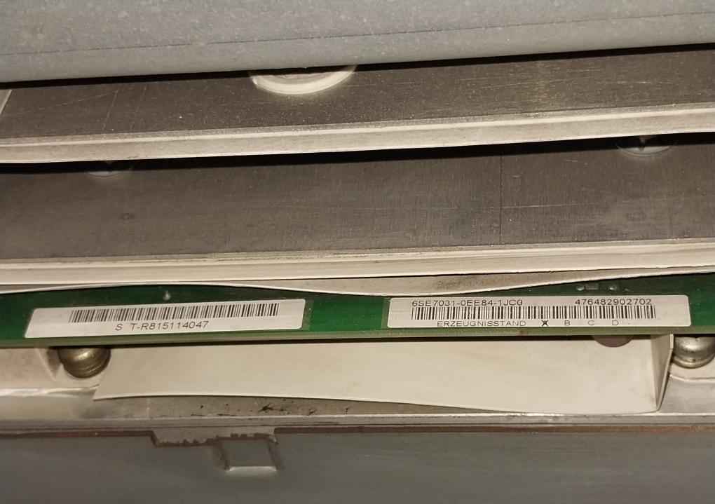 Siemens 6Se7031-0Te60-z Simovert Vc Dc Inverter G91+L30+ 510-650Vdc 110.0A