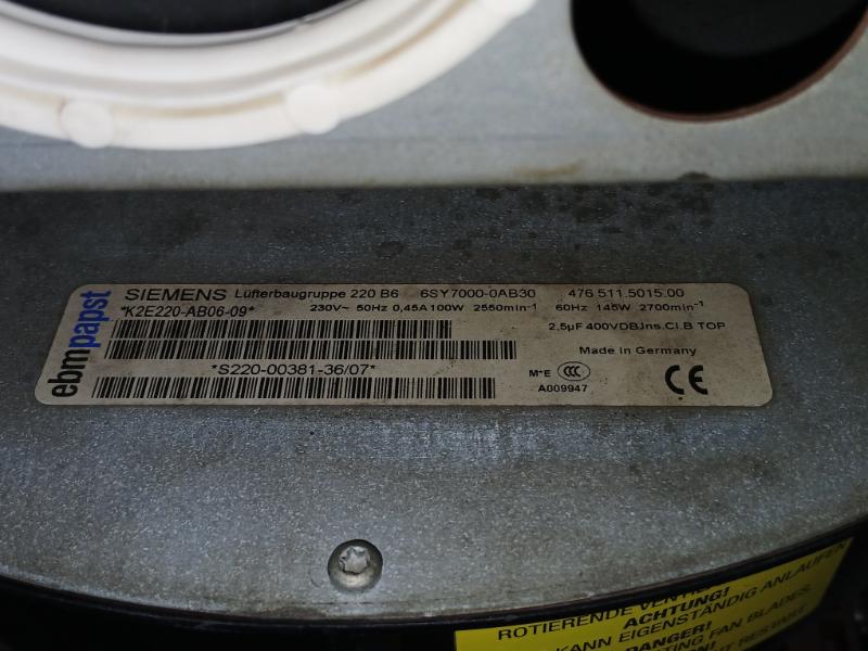 Siemens 6Se7031-8Tf60 Dc Inverter Simovert Motor Drive Vc , 230V~ 60Hz