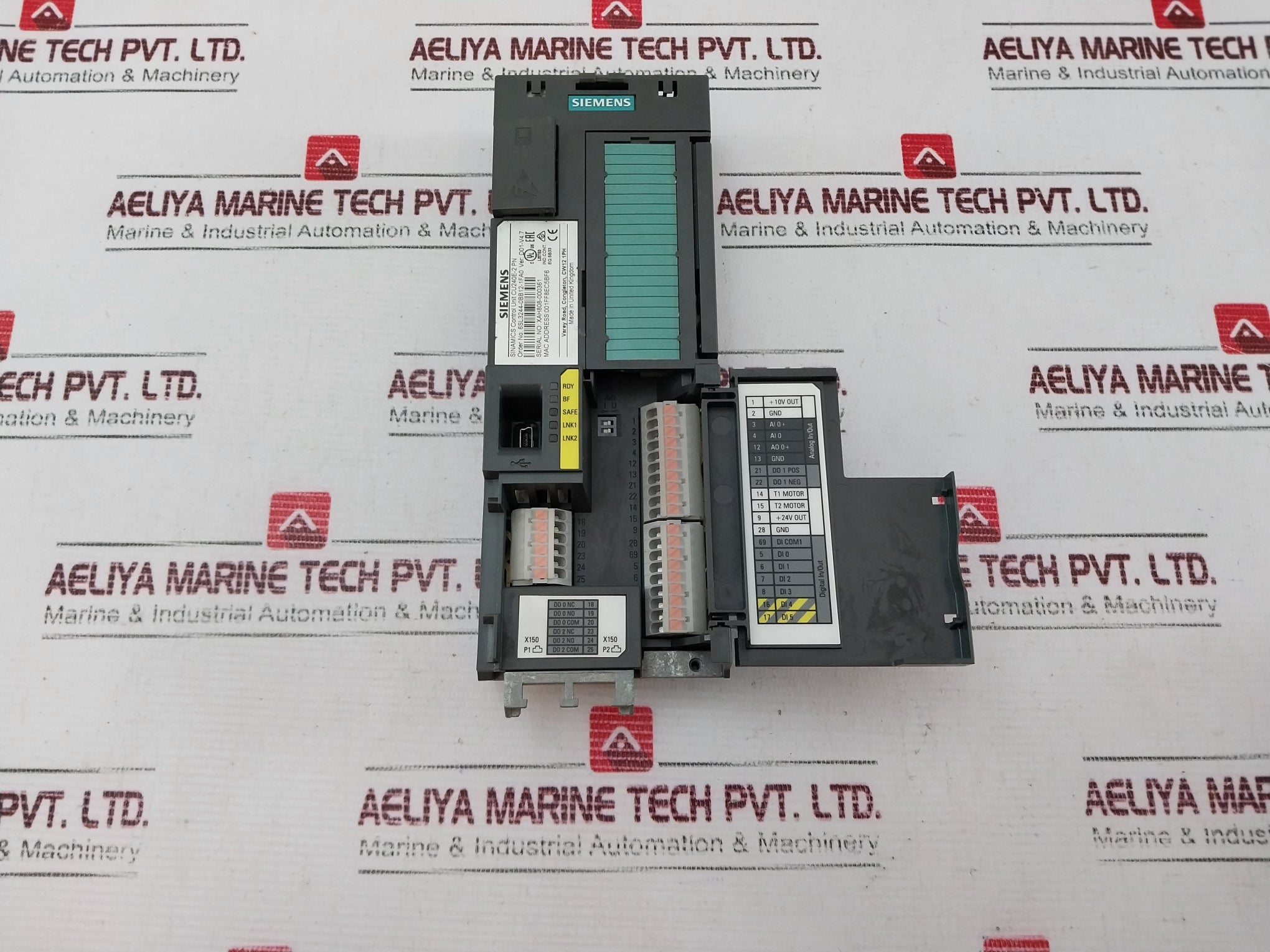 Siemens 6Sl3244-0Bb12-1Fa0 Control Unit