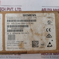 Siemens 6Sl3244-0Bb12-1Fa0 Control Unit