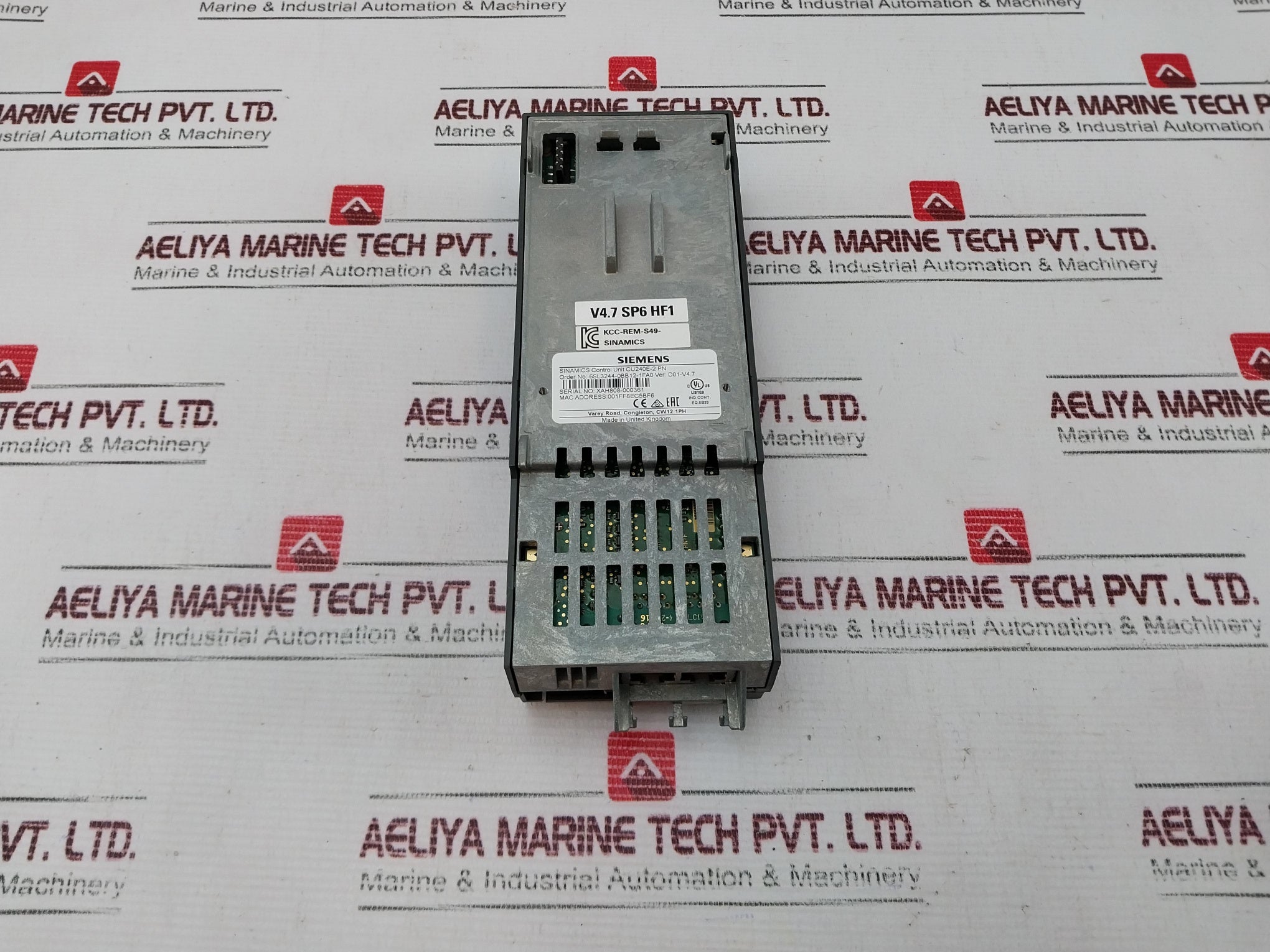 Siemens 6Sl3244-0Bb12-1Fa0 Control Unit